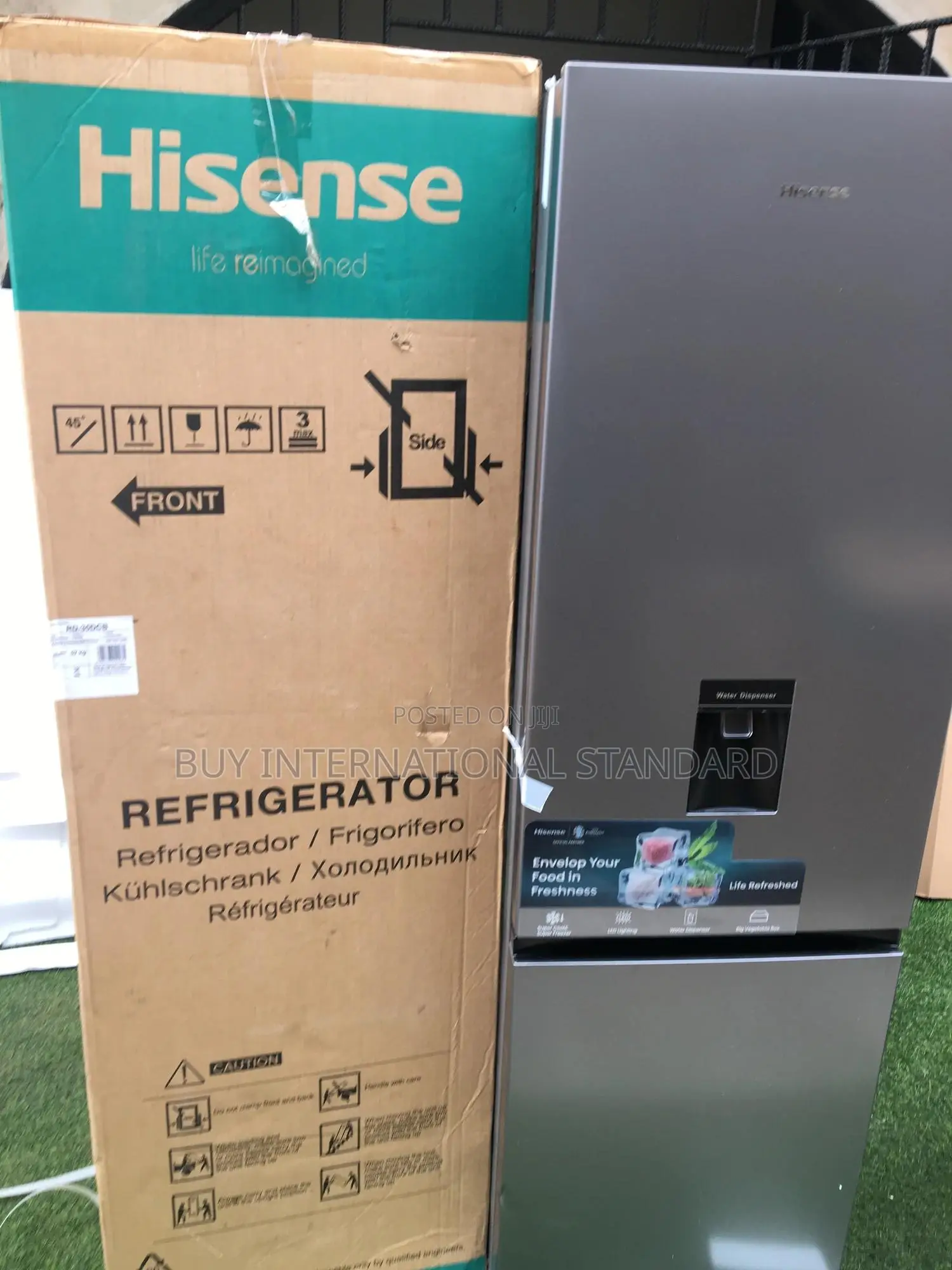 Hisense 264 L Bottom Freezer Refrigerator – Silver
