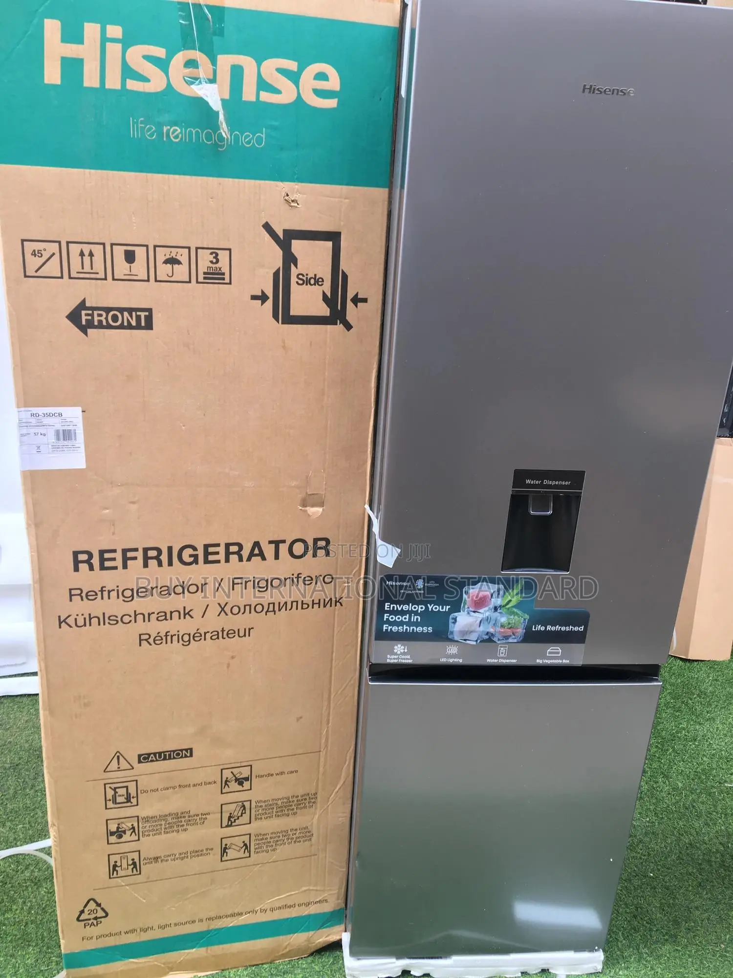 Hisense 264 L Bottom Freezer Refrigerator – Silver