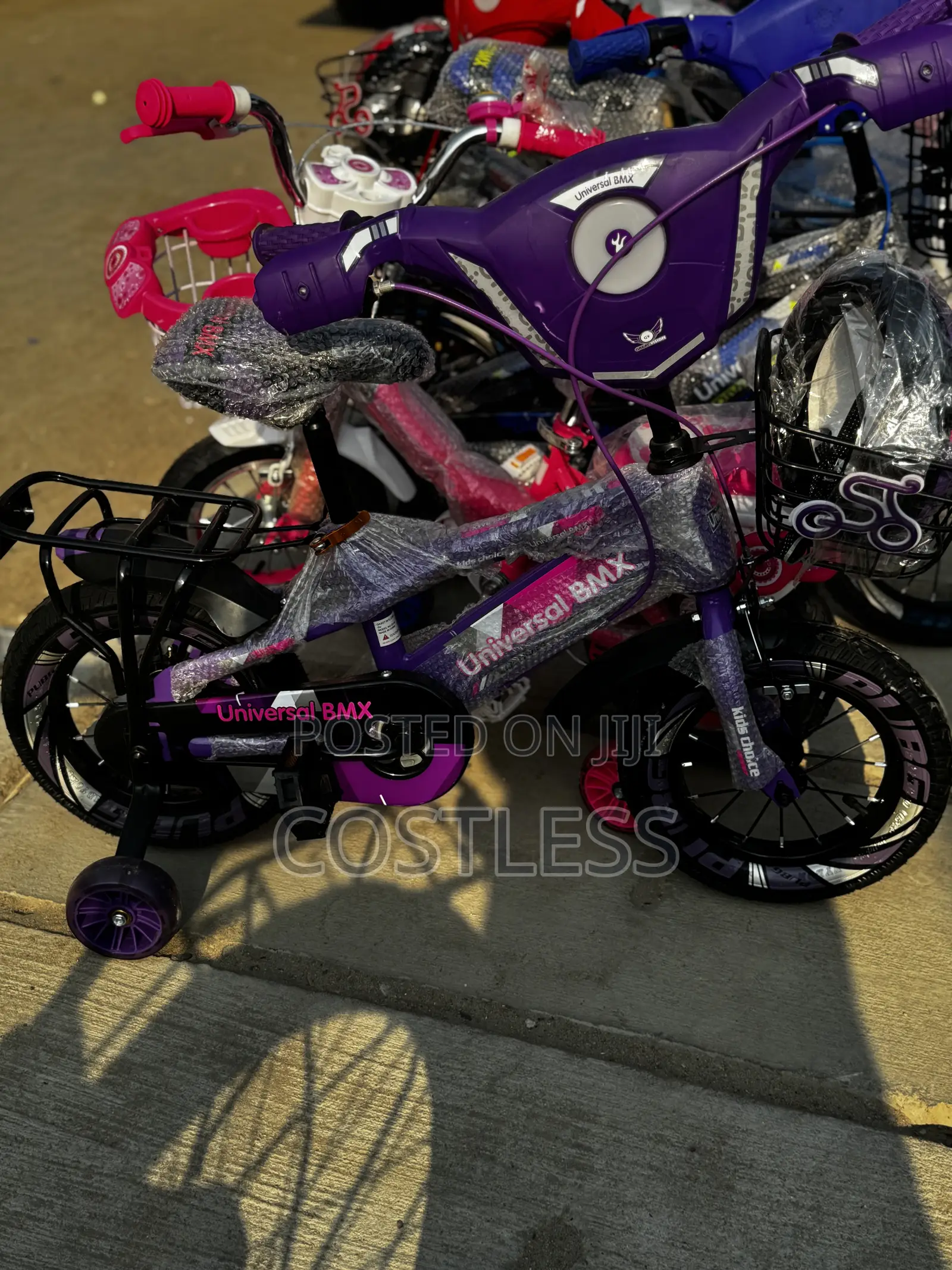Unisex Purple Kiddies Bicycle