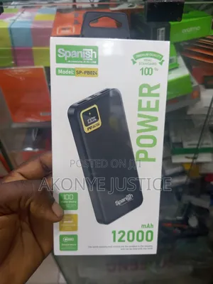 Spanish Power Bank (12,000mah)