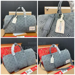 Louis Vuitton Denim Duffel Bag