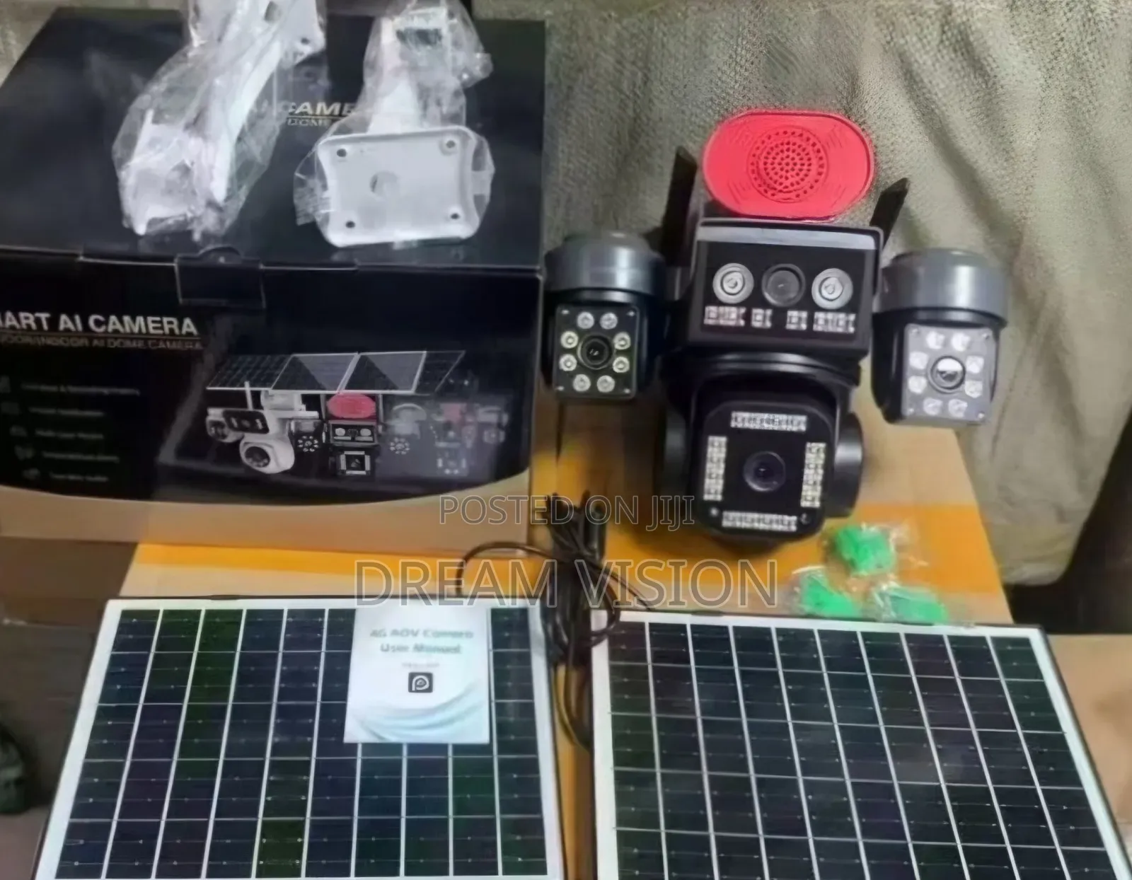 4 Lens Solar Smart Camera
