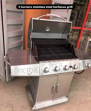 4burners Stainless Steel Barbecue Grill