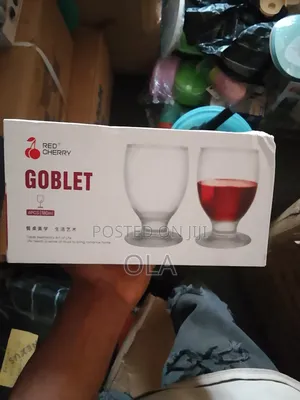 Elegant 180ml Glass Goblets - Perfect For Home, Parties Gifting