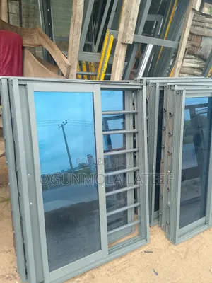 Sliding Aluminum Window With Net and Burglary