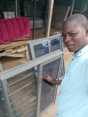 Sliding Aluminum Window With Net and Burglary