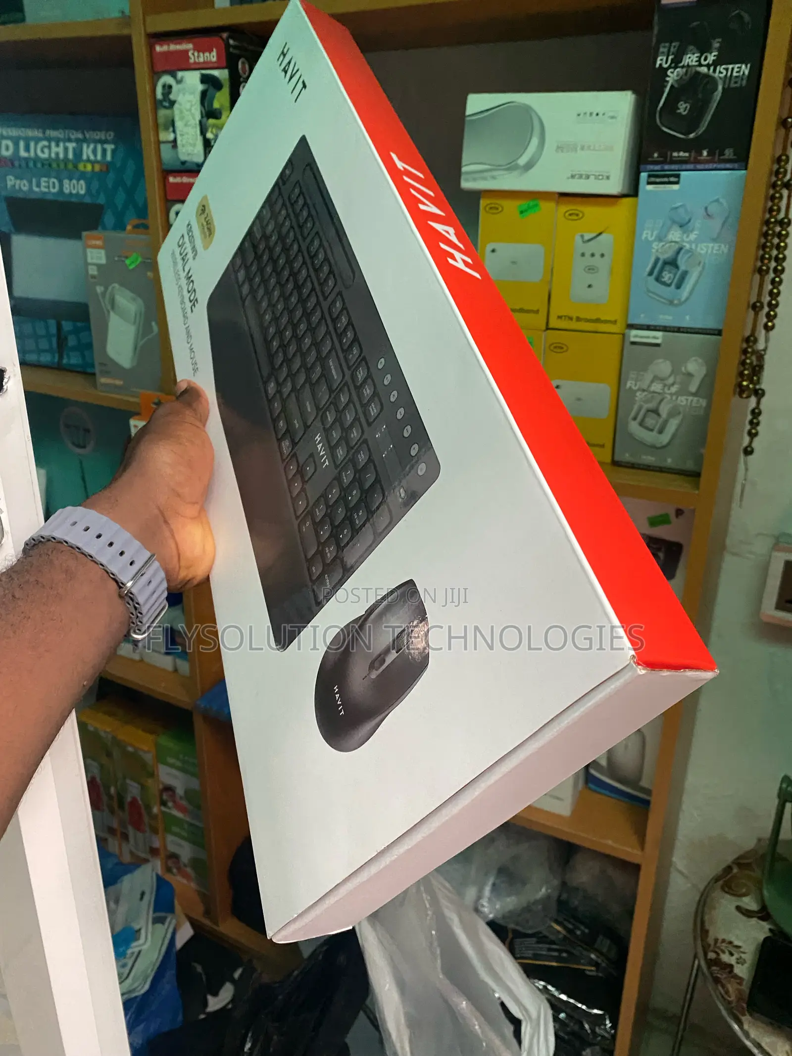 Havit Kb251wb Dual Mode Wireless Keyboard and Mouse Combo