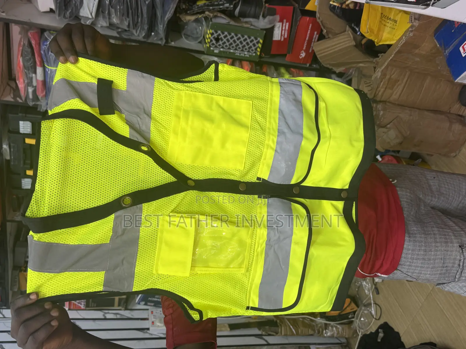 Durable Safety Reflective Jacket 🧥
