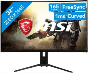 Msi 32inch Curve QHD 165hz Refresh Rate Usb-C Monitor