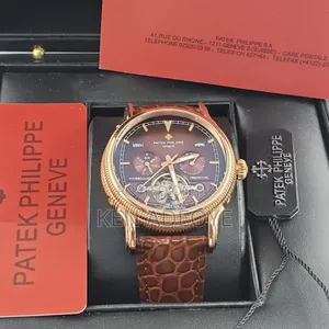 Patek Philippe Automatic Day and Date Leather