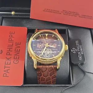 Patek Philippe Automatic Day and Date Leather