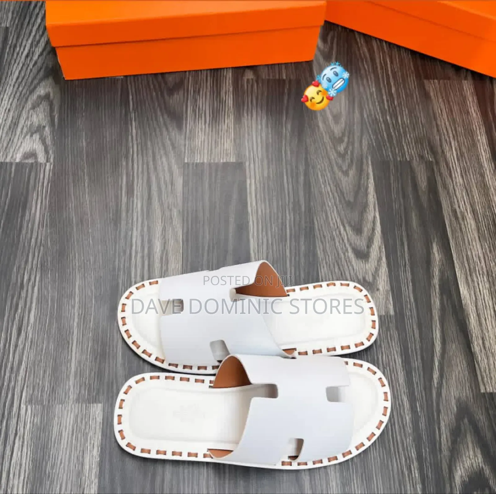 Original Hermes Cover Thread Side Mule Sandals