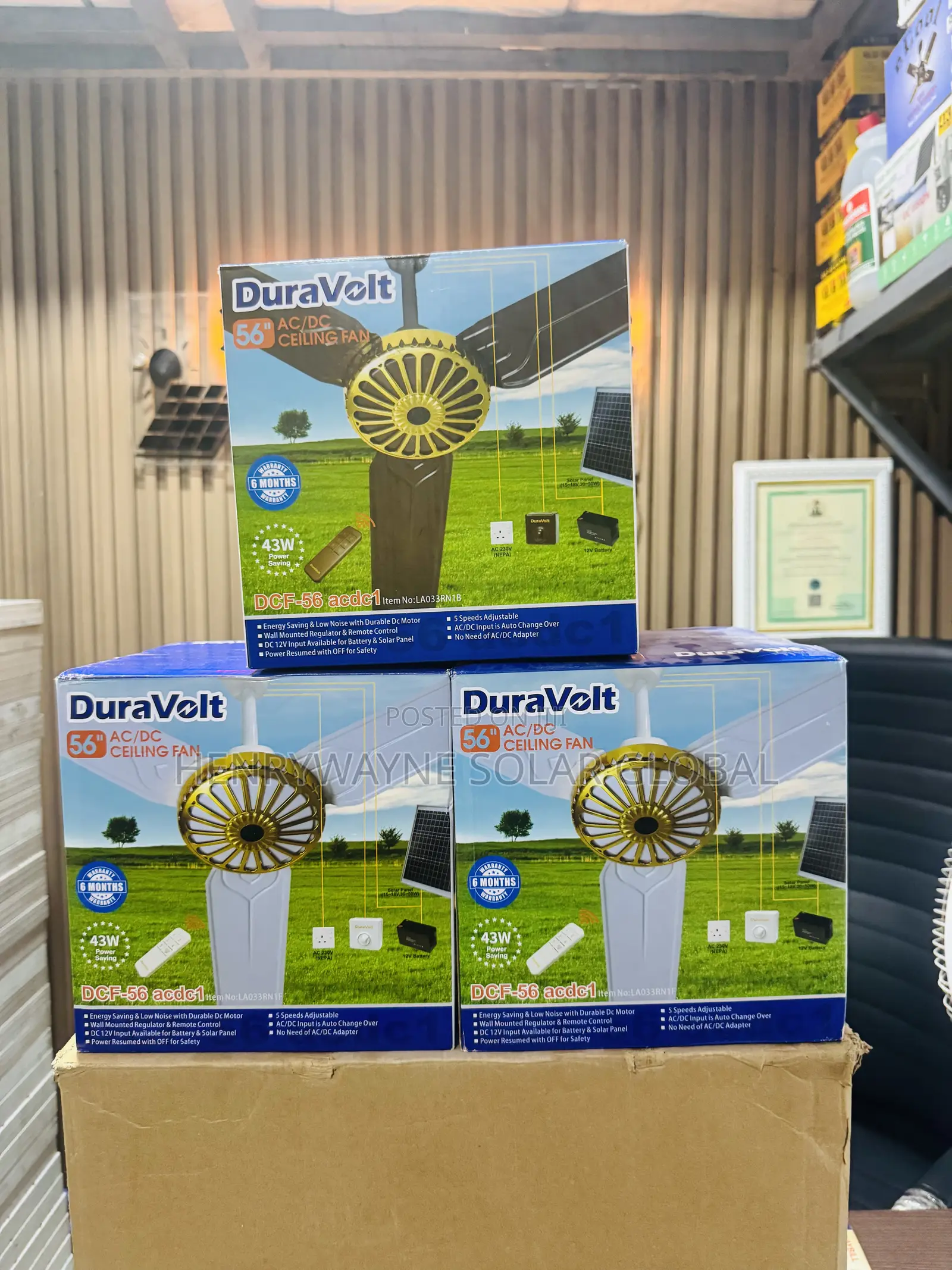Duravolt Ac/Dc Ceiling Fan