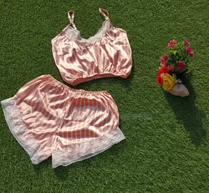 Two Piece Silk Nightwear