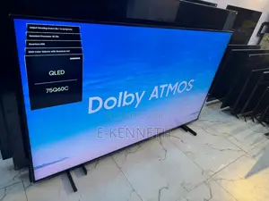 Samsung 75” Inches Qled Q60c QHDR Airslim Smart TV With Quantum Dot