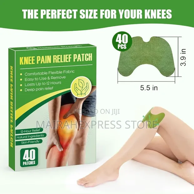 Knee Pain Relief Patch, 40Pcs Pain Relief Patches,Natural Ingredients - View #14
