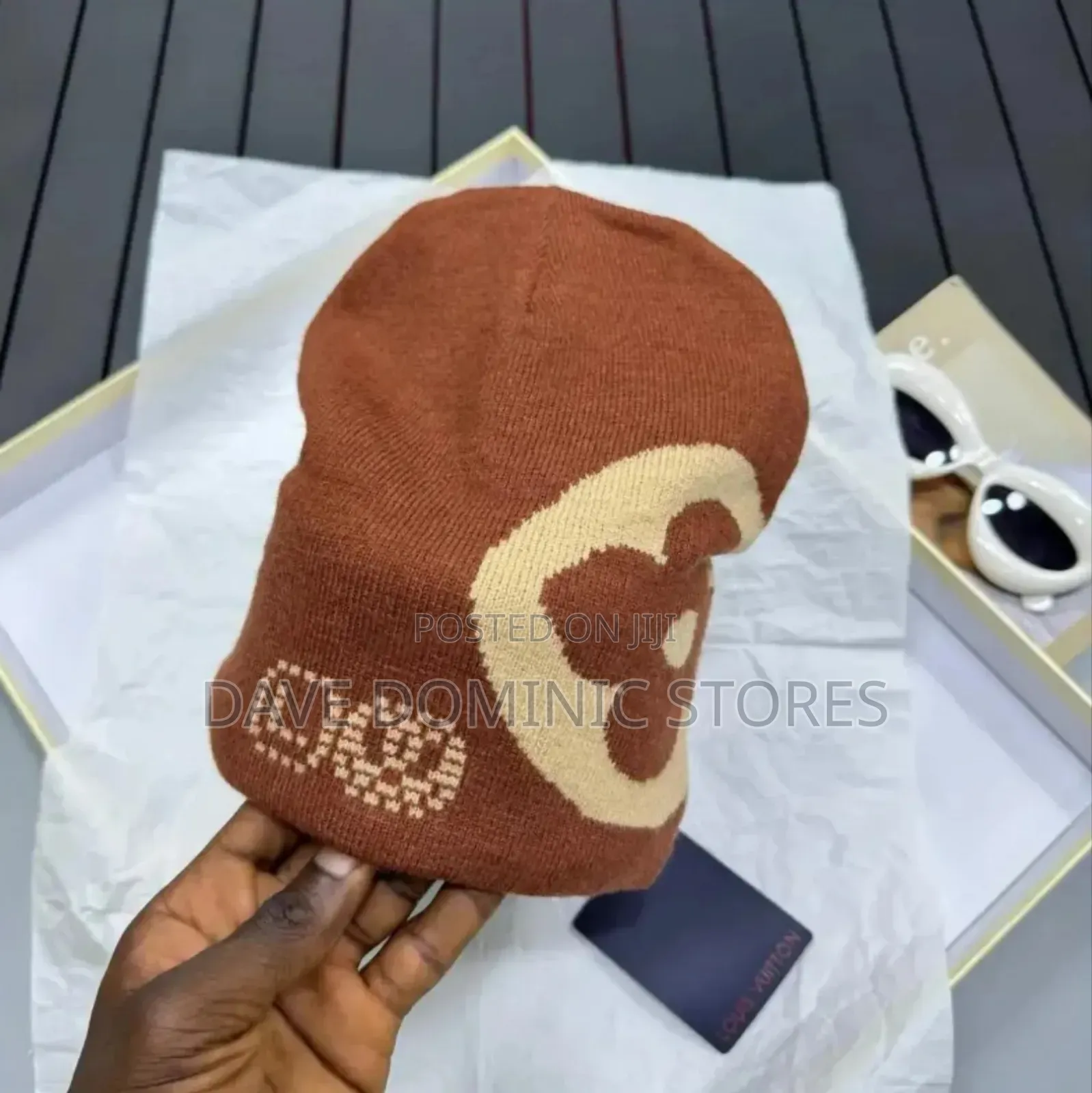 Louis Vuitton 2 Face Beanie / Head Warmer