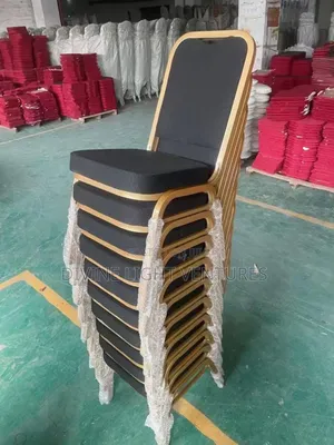 Black Colour Banquet Chairs