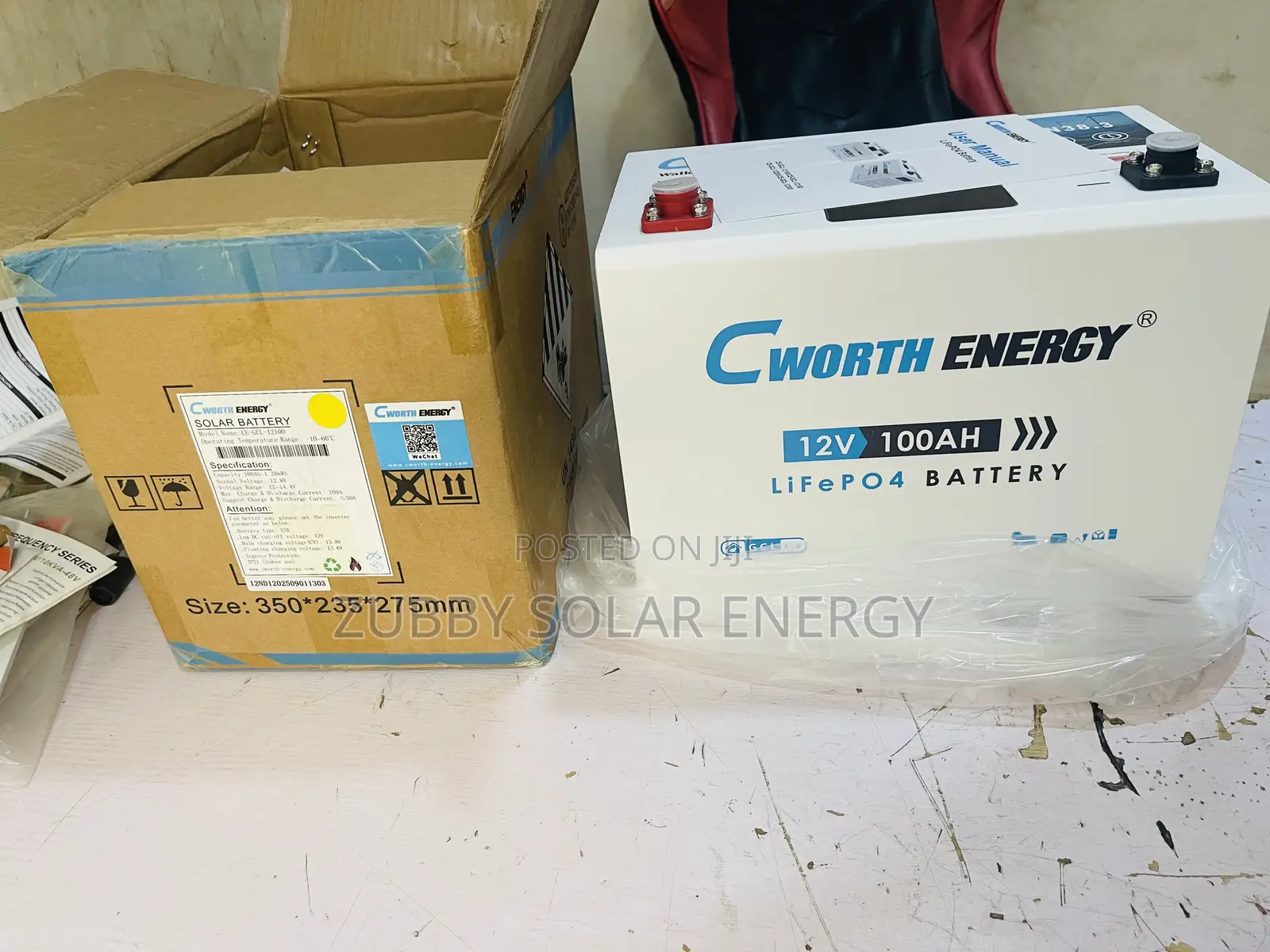 100 12v C Worth Lithium Battery