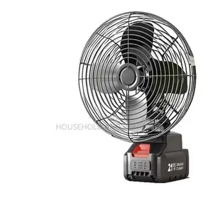 Portable Lithium Battery Wireless Charging Fan 2 Batteries