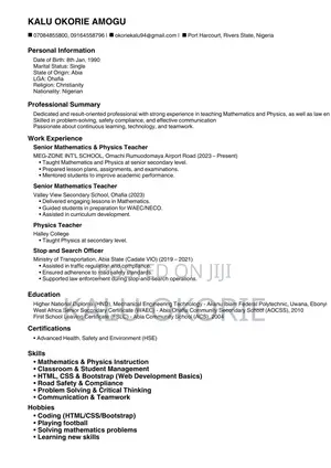 Marketers / Receptionist