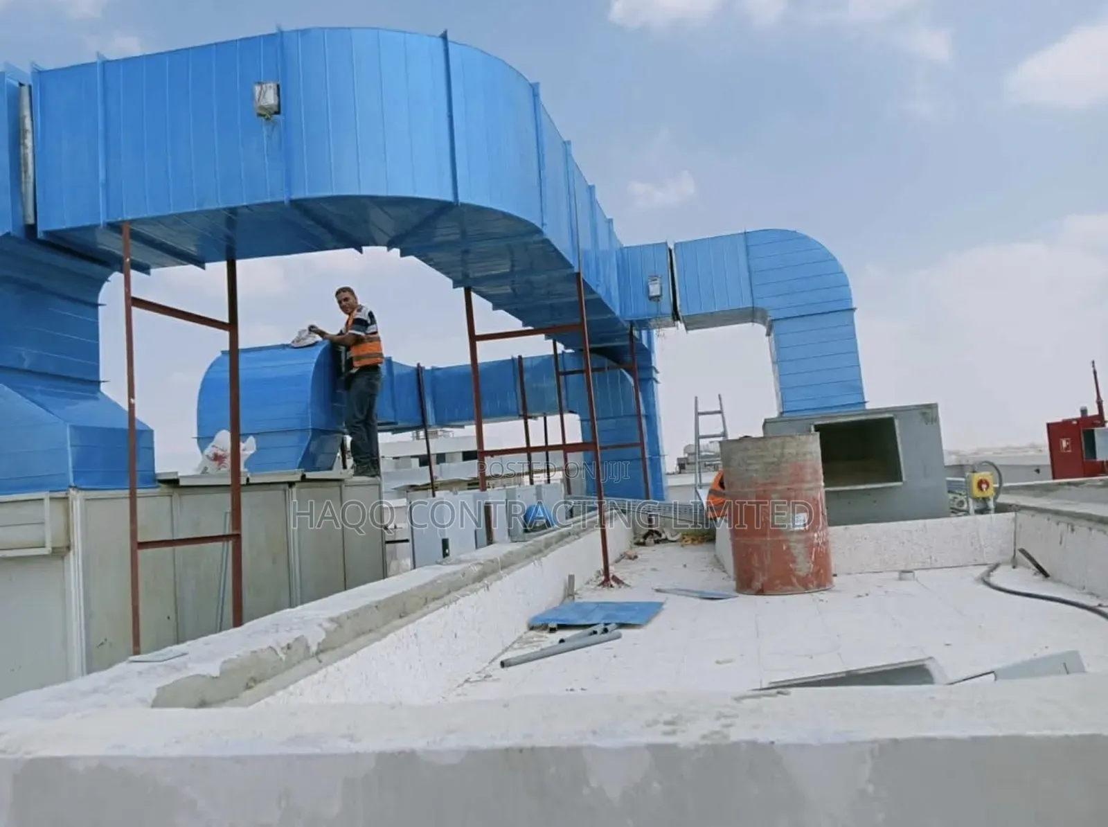 Central Ac Installation, Duct Fabrication, and Insulation