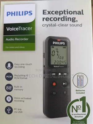 Phillips Voicetracer Audio Recorder