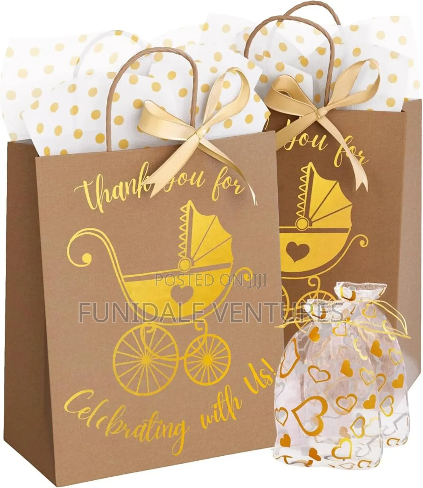 25 Medium Size Baby Shower Gift Bag