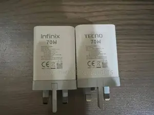 Tecno and Infinix 70watts, 45watts and 90 Watts Charger