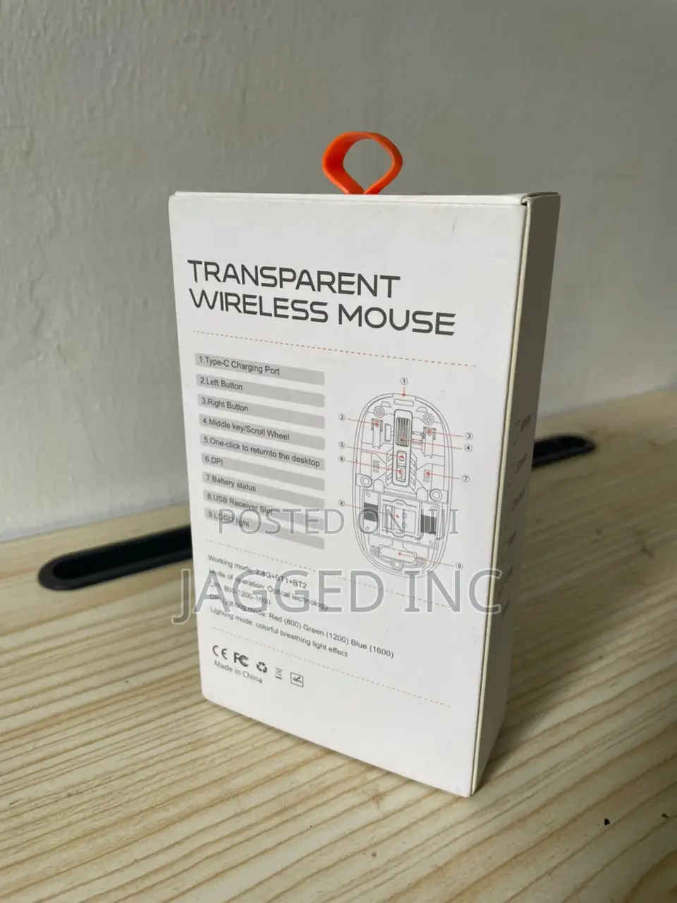 Transparent Wireless Pc Mouse