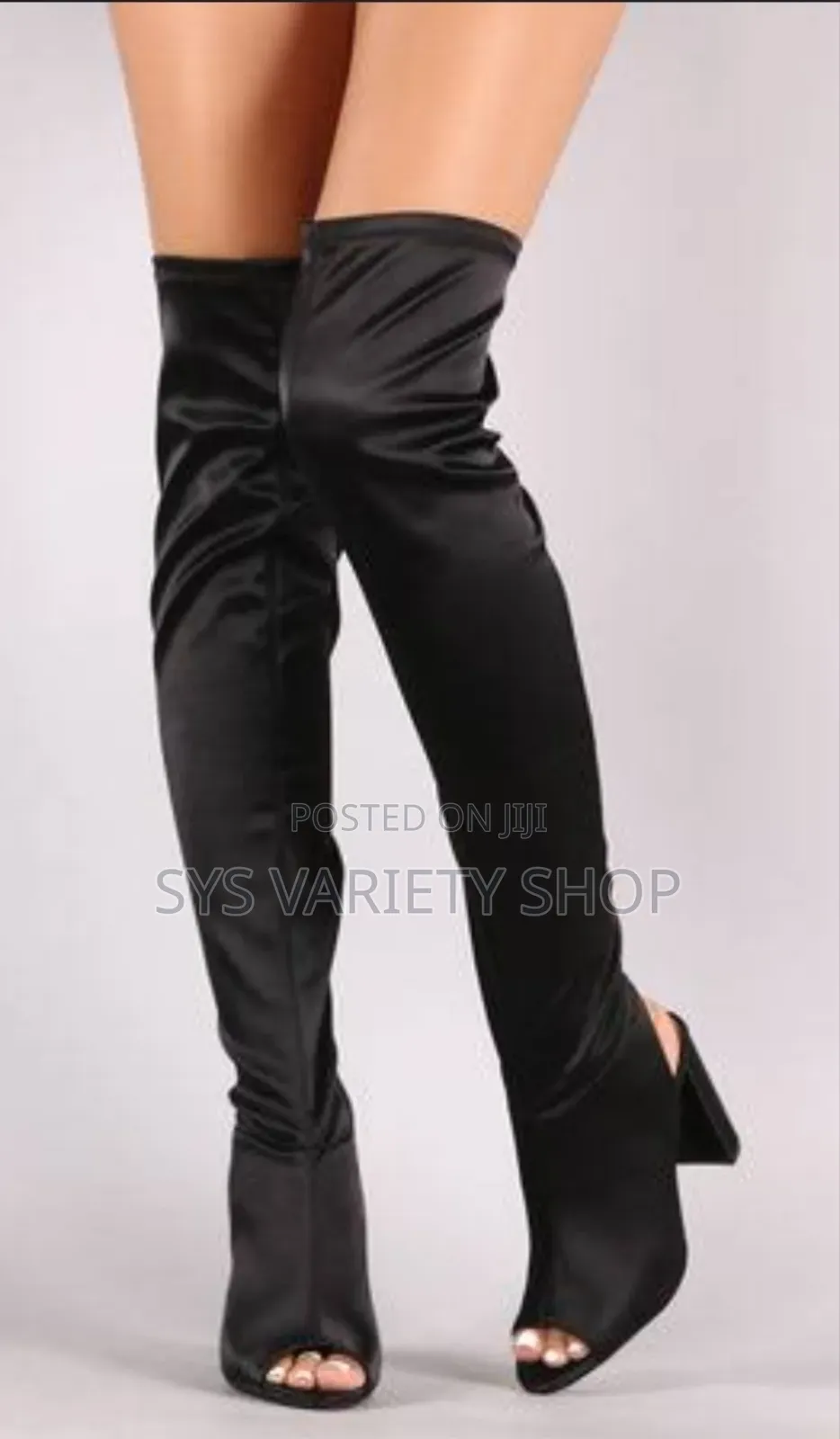 Tulipano High Knee Peep Toe