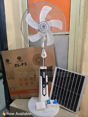 Zl-F3 Solar Rechargeable Fan