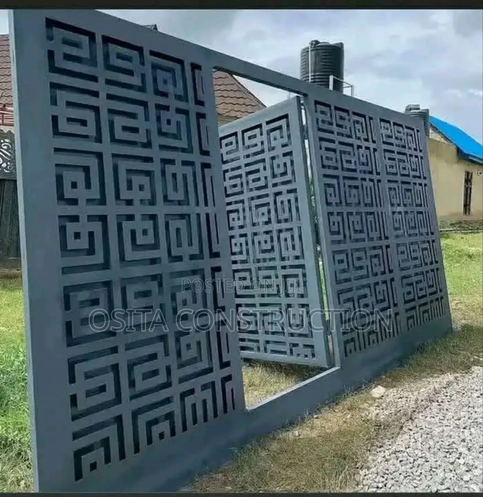 Laser Cut Design Gate