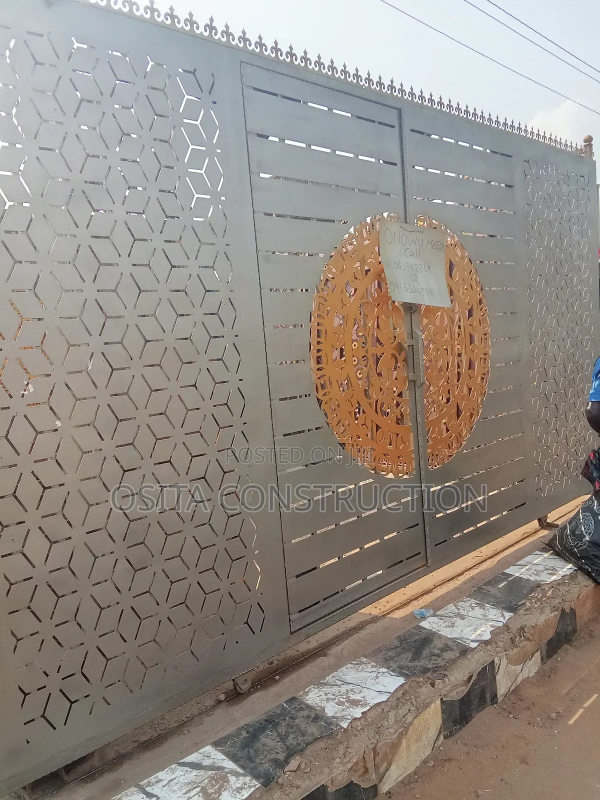 Laser Cut Design Gate