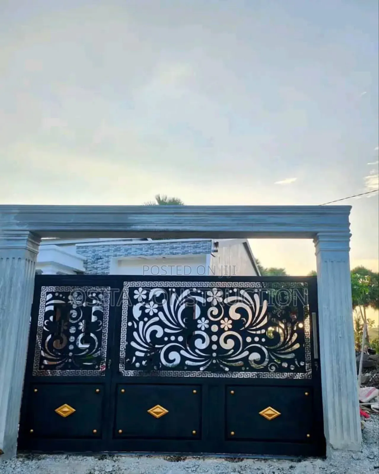Laser Cut Design Gate