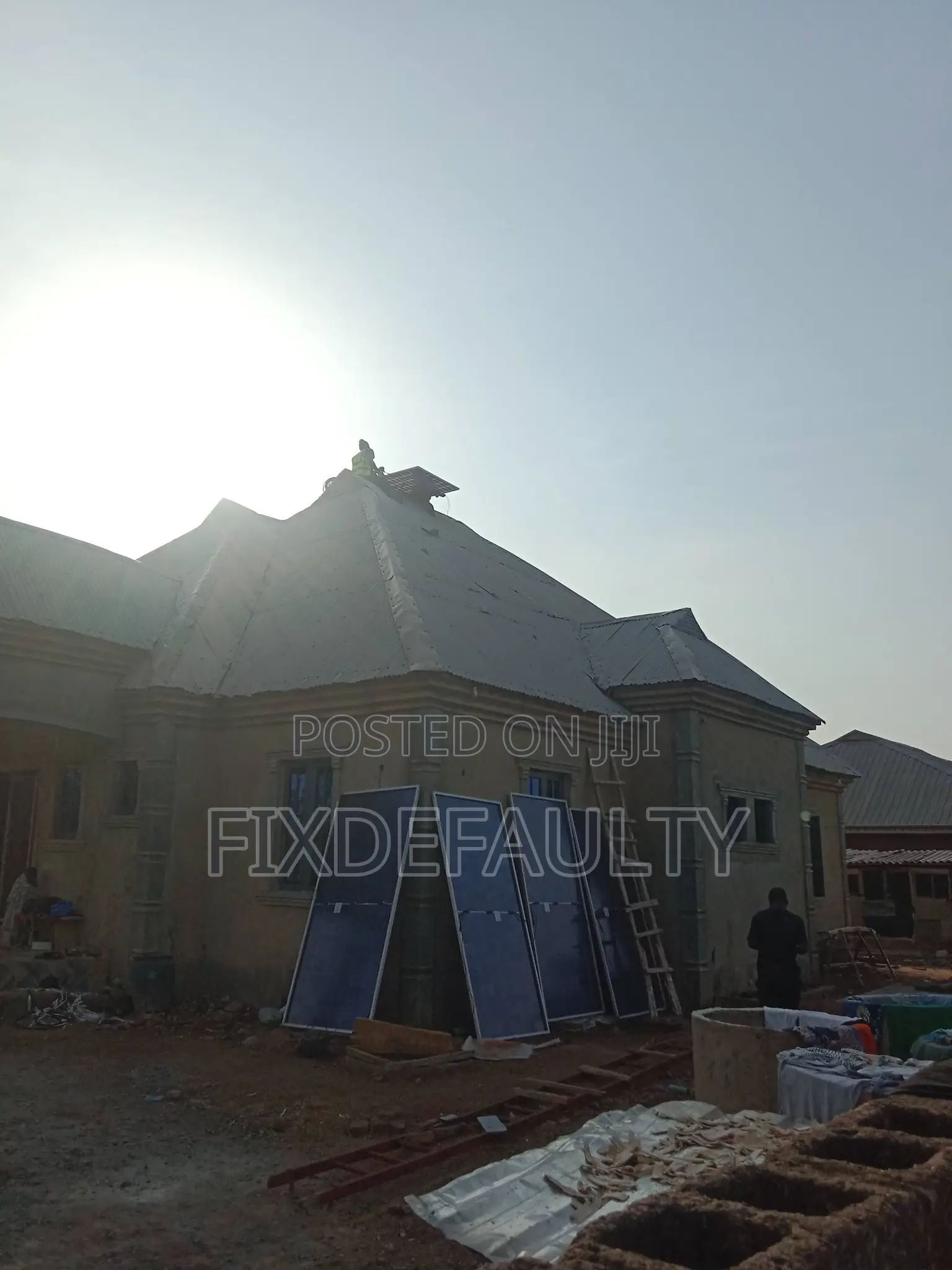 Solar and Inverter Installation. Renewable Energy