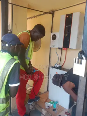 Solar and Inverter Installation. Renewable Energy