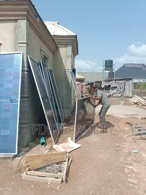 Solar and Inverter Installation. Renewable Energy
