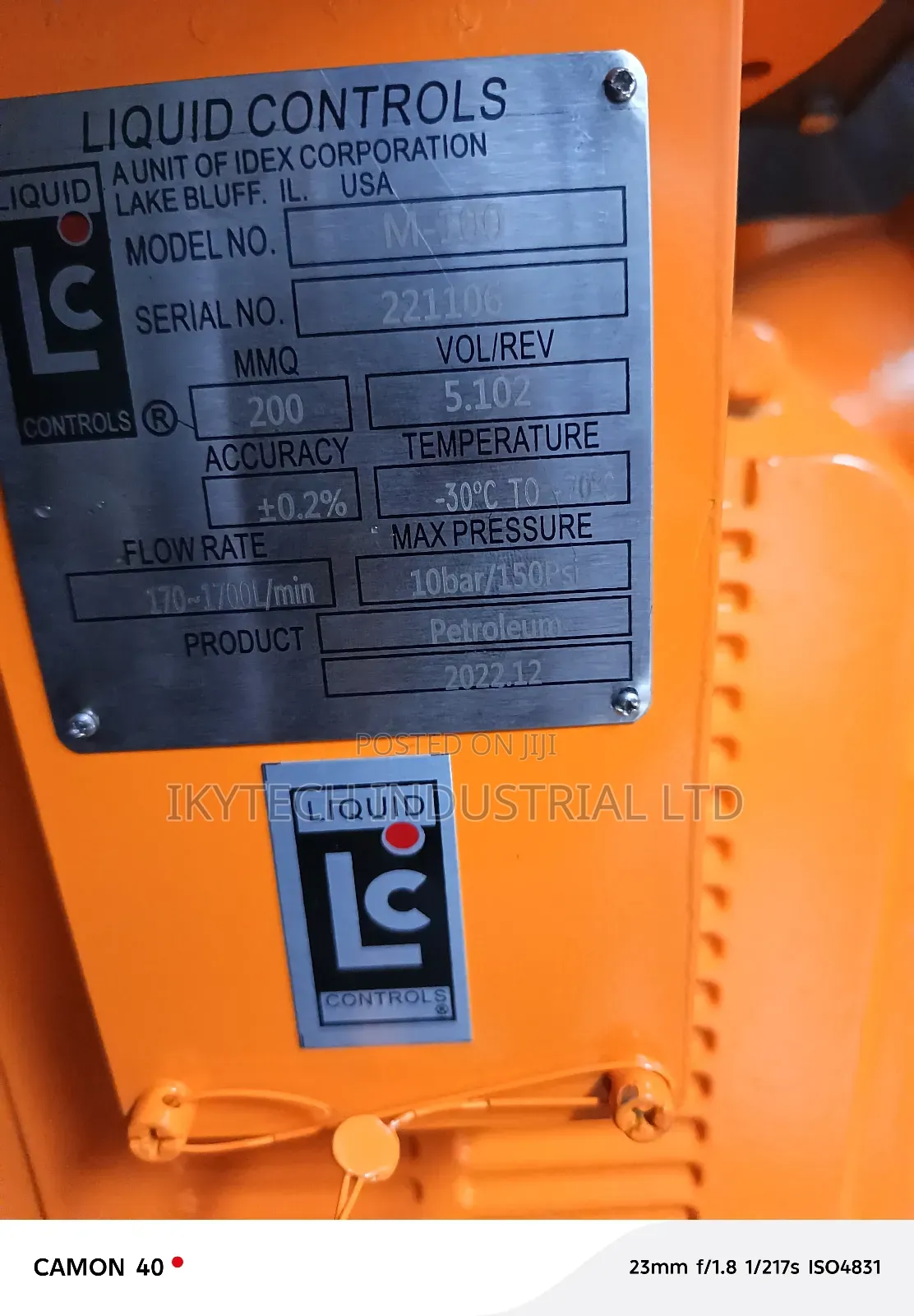 4 Inches Flow Meter