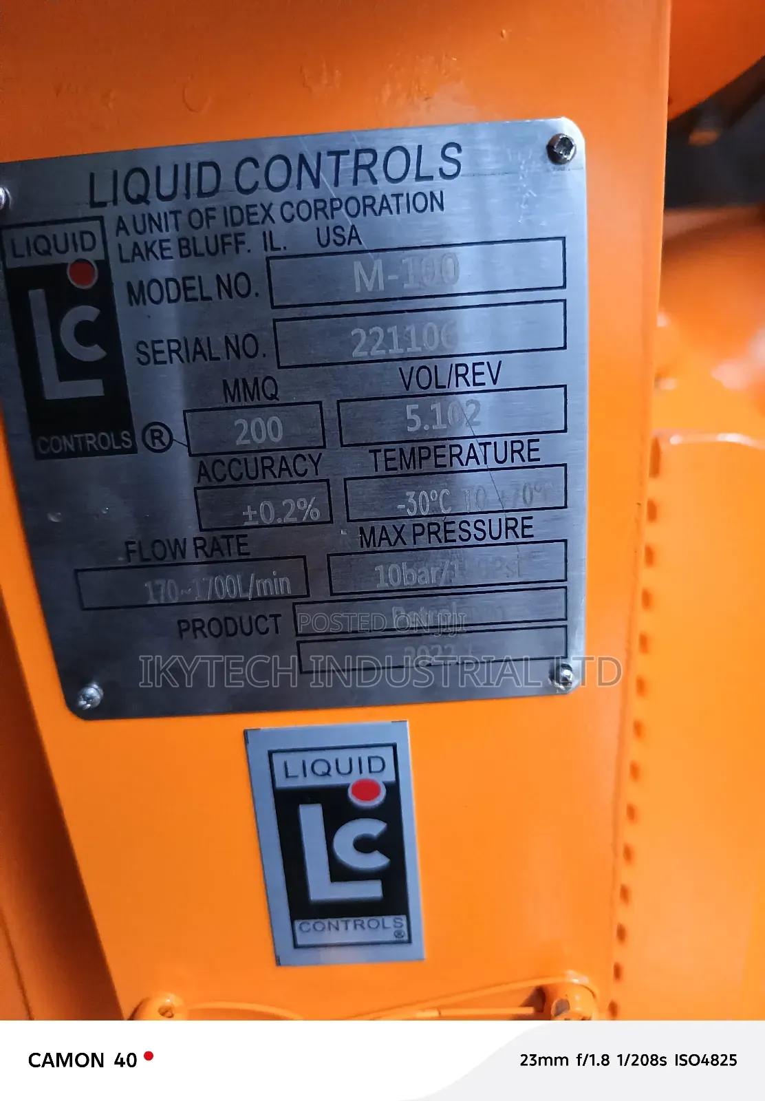 4 Inches Flow Meter