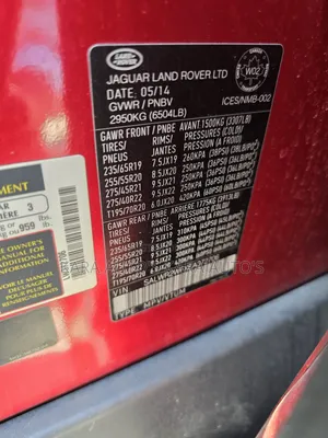 Land Rover Range Rover Sport 2014 Red