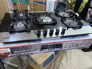 Image Five Burner Gas Cooker Built in Kitchen Appliance 90g6