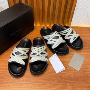 Luxury Update *Rick Owens Leather Granola Sandals Now Available In