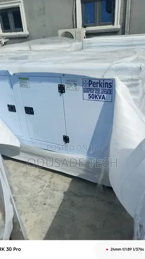 Perkins 50kva Enclosed Generator