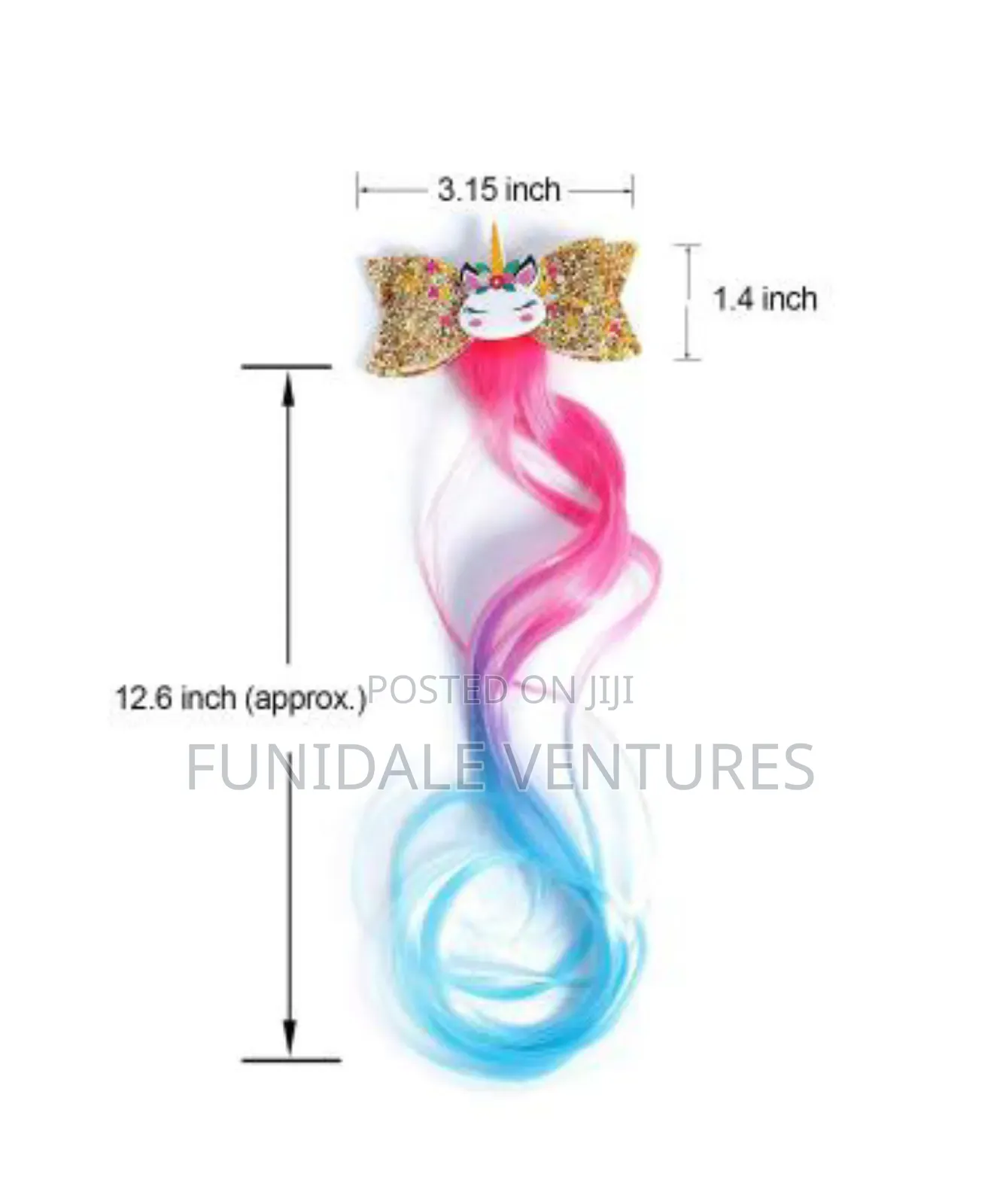Girls Hair Clip With Extension