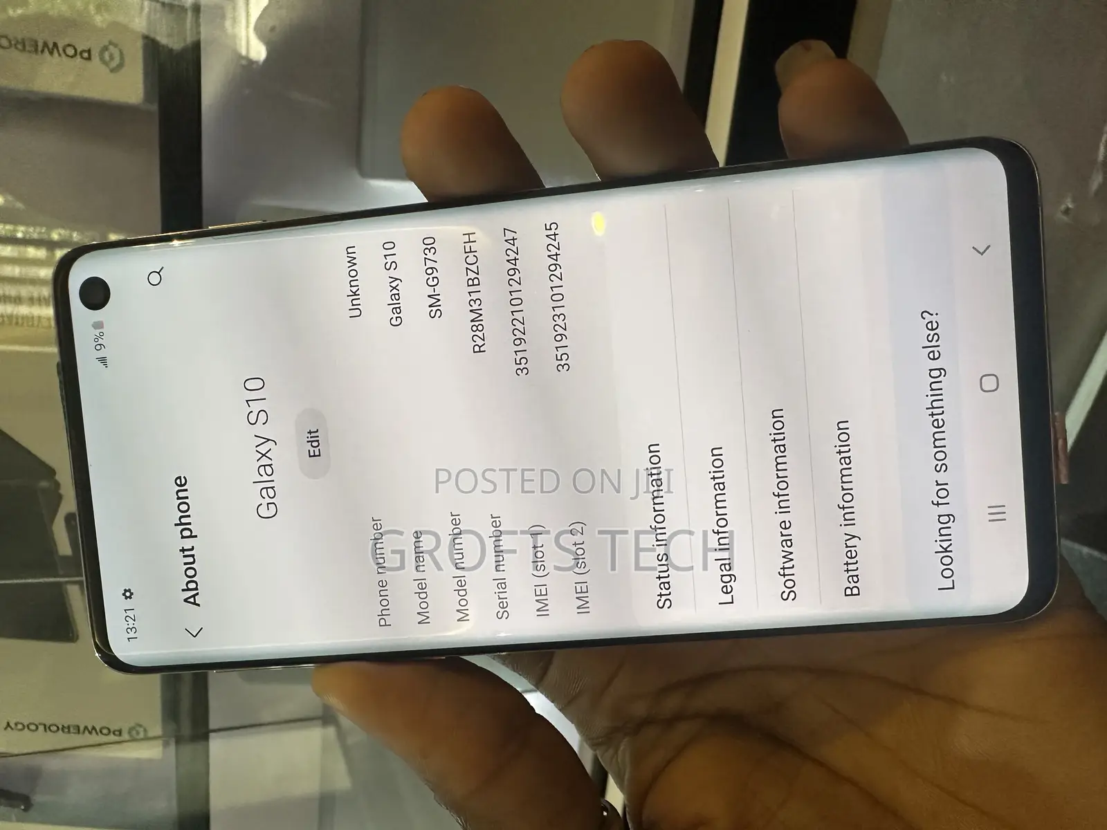 Samsung Galaxy S10 128 GB Blue