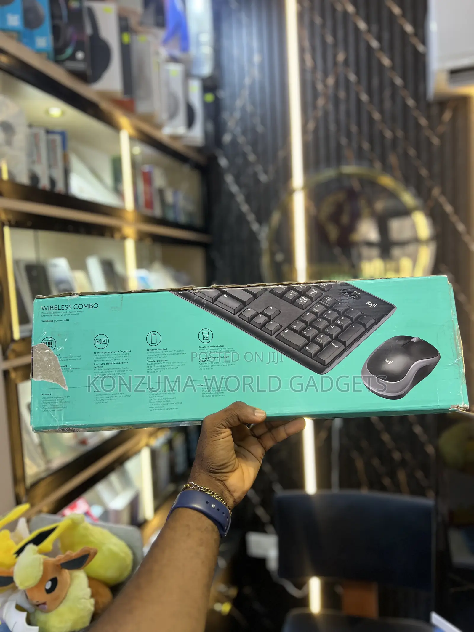Logitech Wireless Keyboard + Mouse Combo (Usb Receiver)