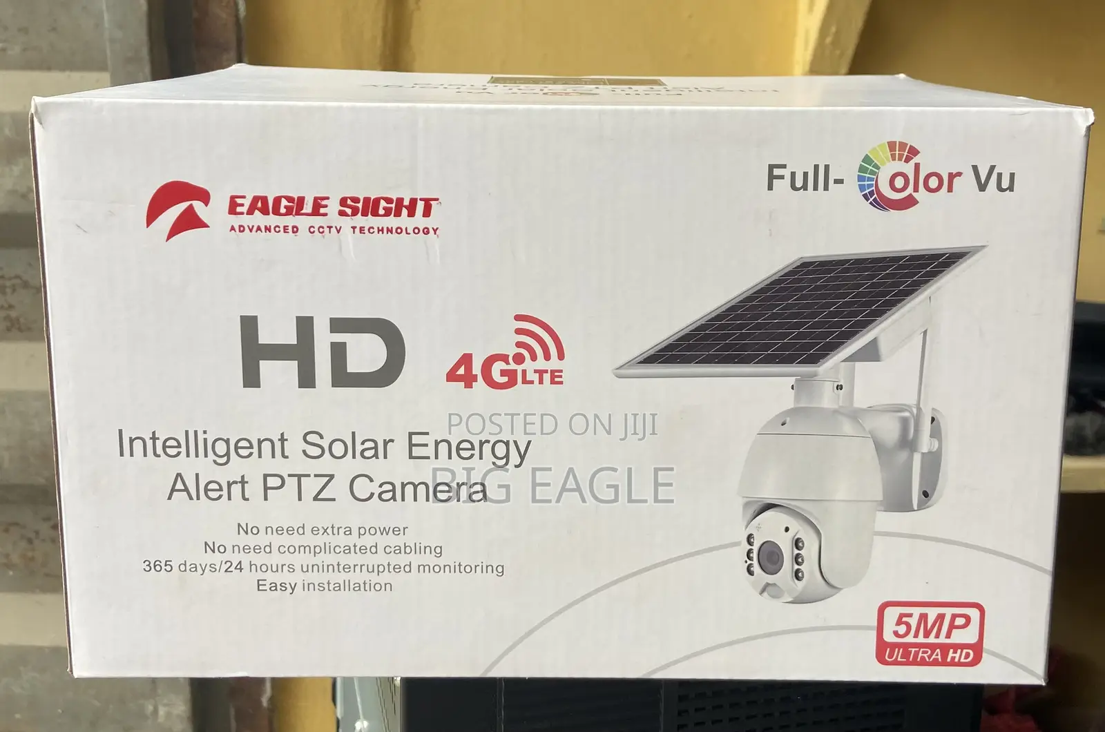 4g Sim Card Ptz Ubox Solar Powered Security Camera