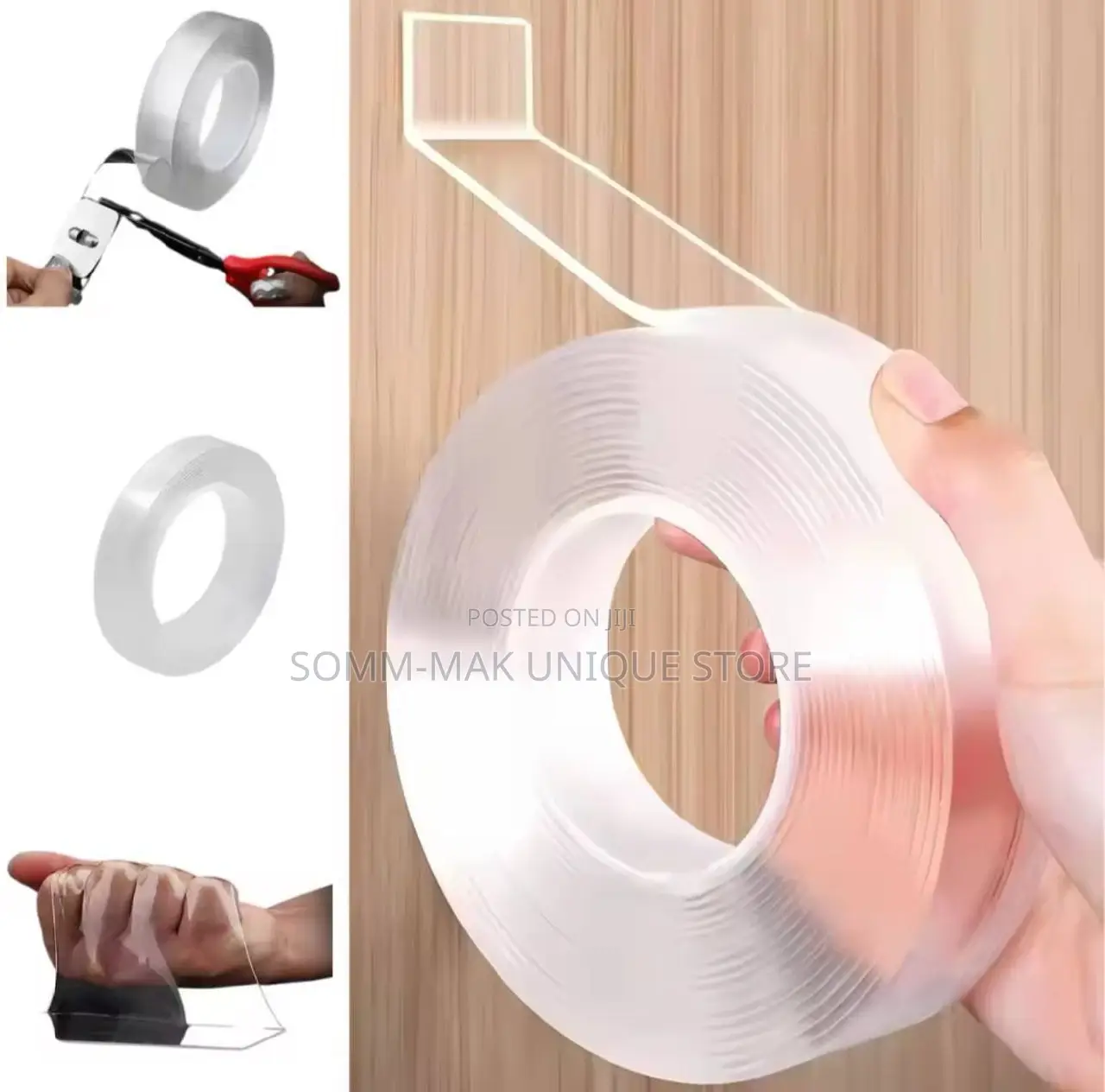 Double Sided Nano Reusable Magic Adhesive Tape - 3 Meters