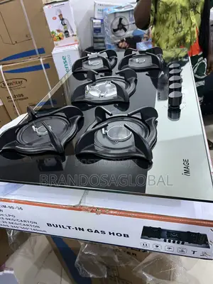 Image 5 Burner Built in Gas Cooker Reliable Flame Control 90g6